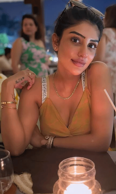 Supritha Naidu Soaks in the Sea Breeze in a Simple Yellow Dress