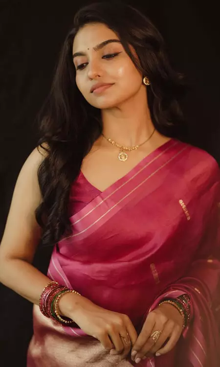 Mamitha Baijus Traditional Glow and Promising Career