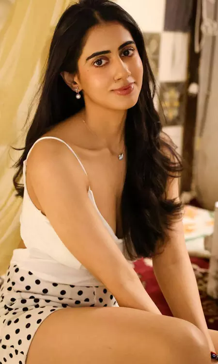 Gehna Sippy Radiates Elegance In White Top And Polka-Dot Shorts