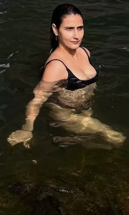 Fatima Sana Shaikh Shows Her Adventurous Side Amid Majestic Waterfalls