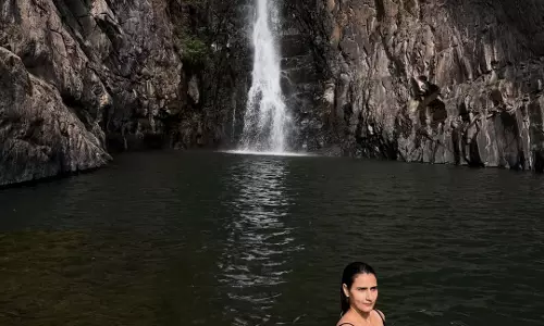 Fatima Sana Shaikh Shows Her Adventurous Side Amid Majestic Waterfalls