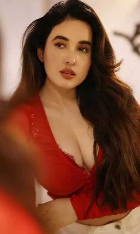 Aditi Budhathoki Slays Classy Look in Red