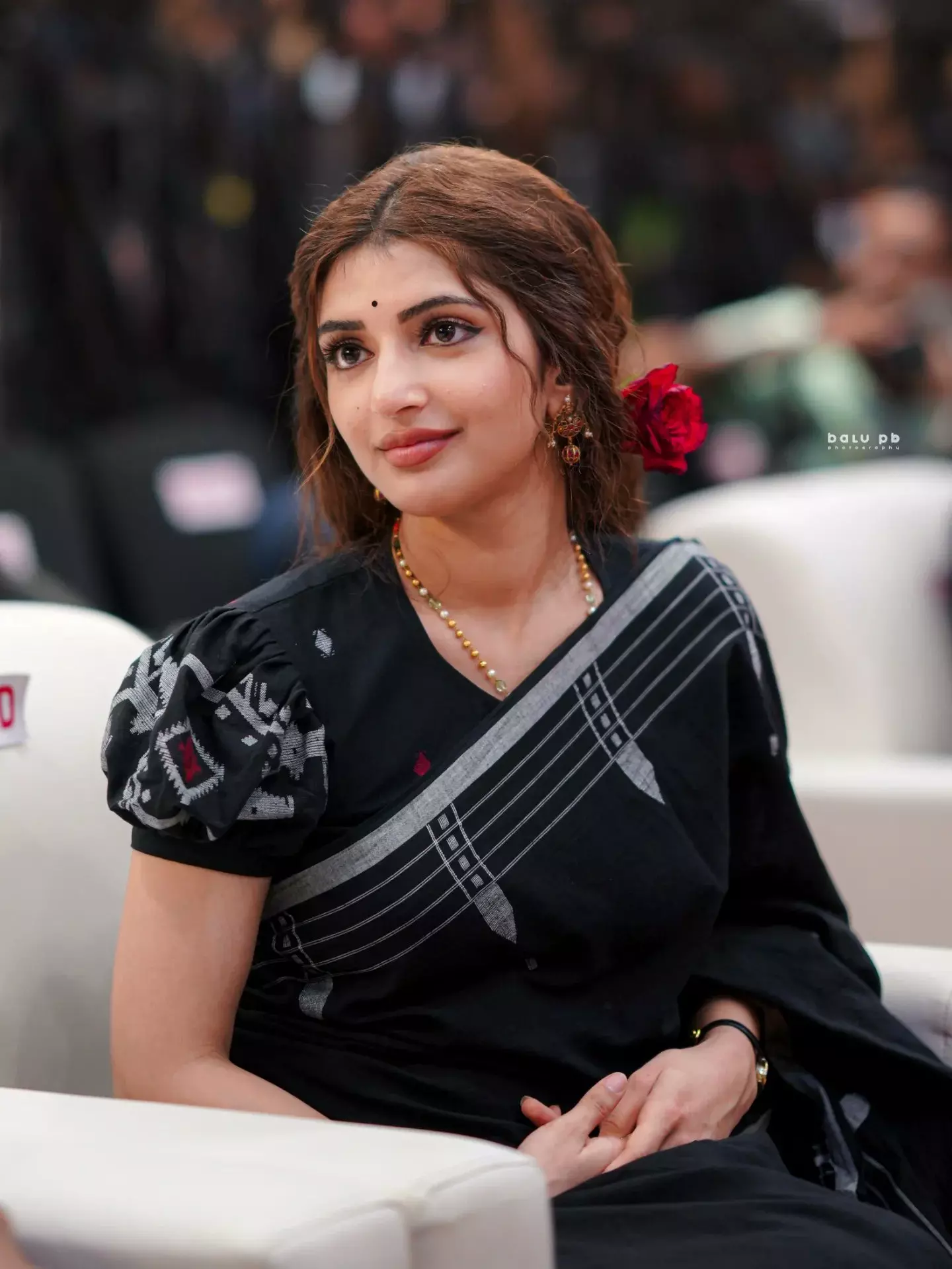 Sreeleelas Timeless Black Saree Magic at Parasakthi Event Sreeleelas Timeless Black Saree Magic at Parasakthi Event