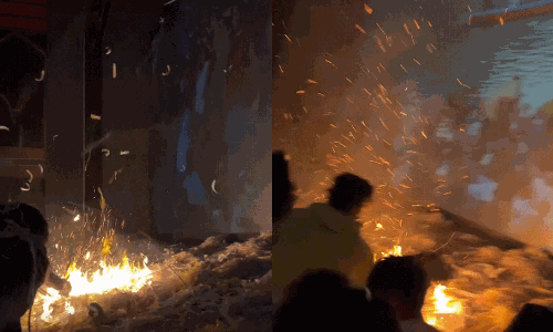 రాజాసాబ్ థియేటర్ లో మంటలు.. పెను ప్రమాదమే తప్పింది