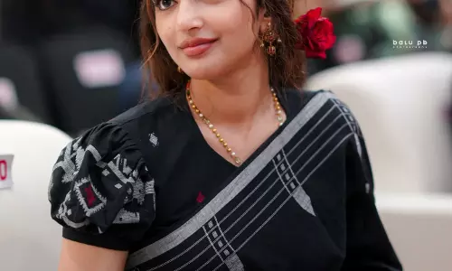 Sreeleelas Timeless Black Saree Magic at Parasakthi Event