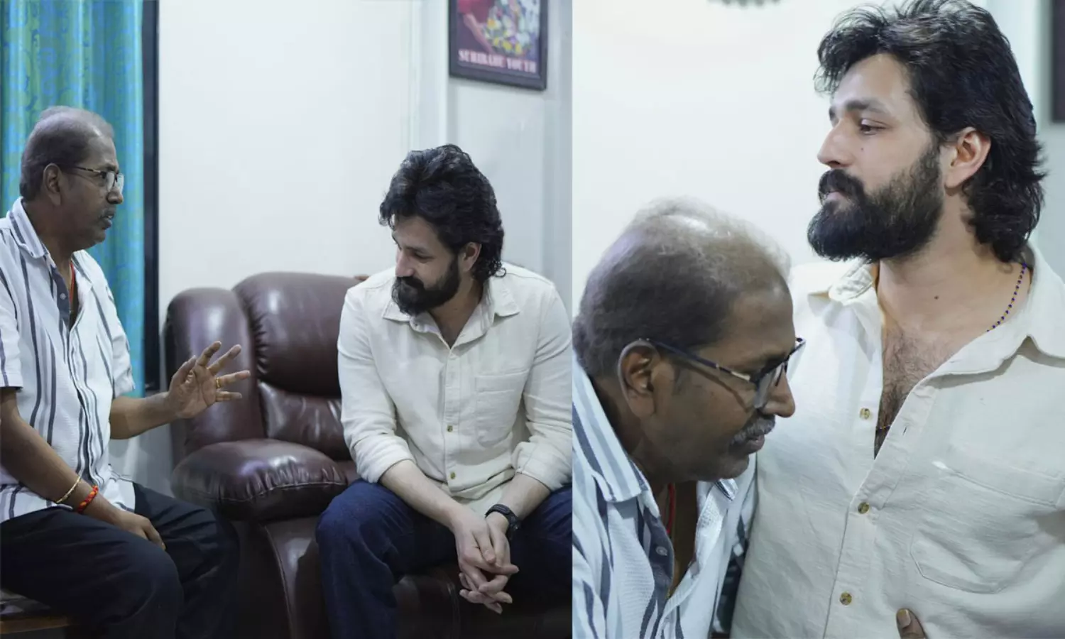 మూడు జనరేషన్ల అభిమానం.. సీనియర్ ఫ్యాన్ ఇంట్లో అఖిల్ సందడి