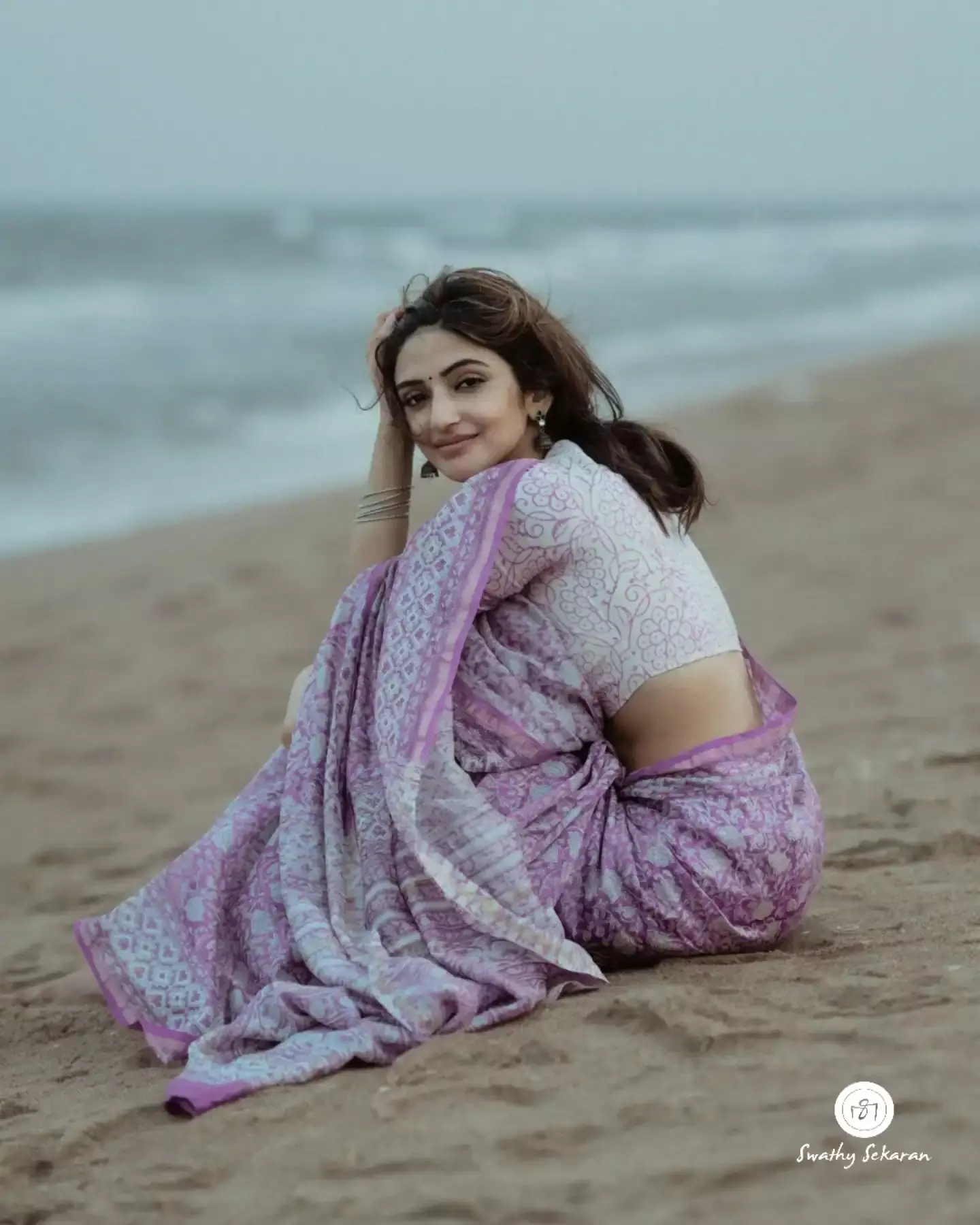 Sreeleela Slays Saree Look At Beach Sreeleela Slays Saree Look At Beach