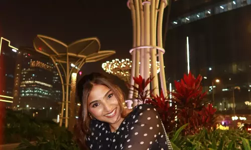 Pranavi Manukonda Blinded By The Lights At Night