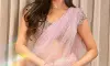 Bhagyashri Borse Stuns in Lavender Saree for Sankranti 2026