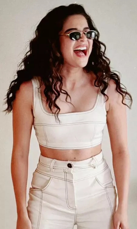 Mithila Palkar Stuns in Crisp White Co-ord Set