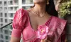 Malavika Mohanan Glows in a Classic Pink Saree Celebrates Sankranti Elegance