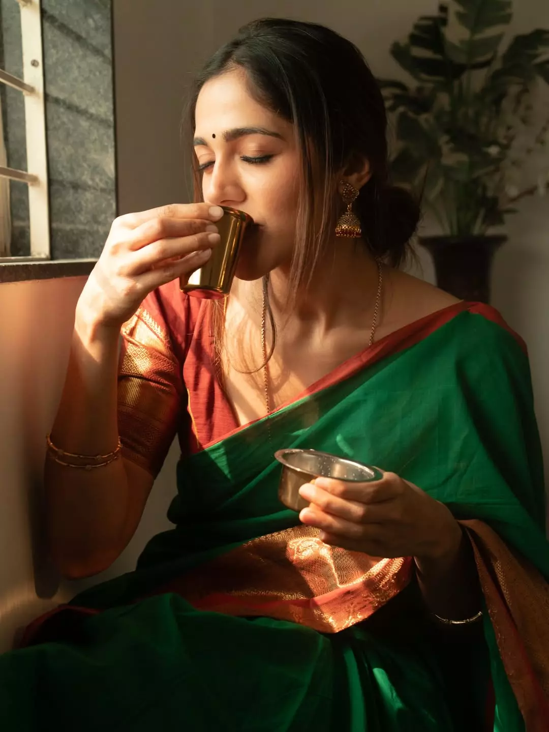 Where Silence Speaks: Simran Choudhary in a Moment of Grace Where Silence Speaks: Simran Choudhary in a Moment of Grace