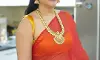 Poonam Bajwas Timeless Red Saree Look