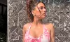 Nia Sharma turns heads with bold pink floral dress look