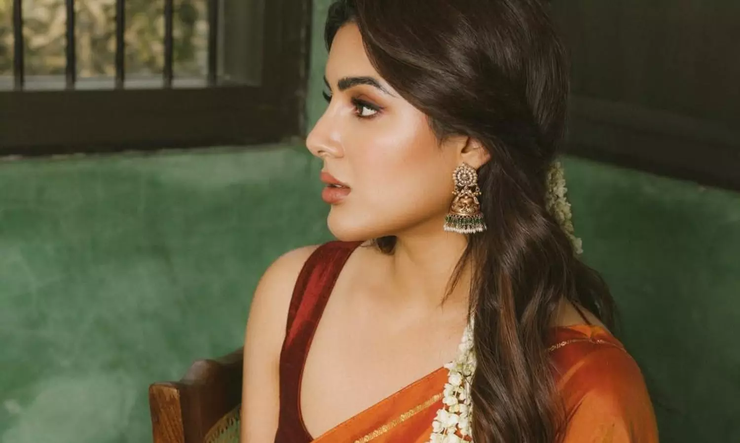 చీరకట్టులో సంయుక్త అందాలు.. ఆ సోయగానికి ఫిదా!