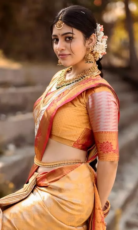 Bandhavi Sridhar Brings Old-World Charm in Saree