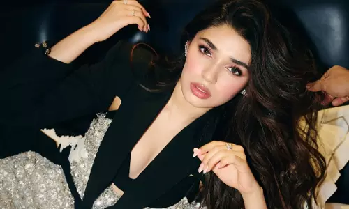 Krithi Shetty Stuns in Black Blazer Mini Dress