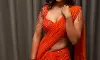 Saree Elegance: Kavya Thapar Stuns in Vibrant Orange Look