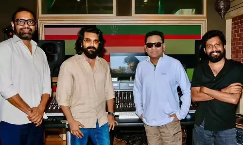 రెహమాన్ వద్దకి పెద్ది ఫస్ట్‌ హాఫ్‌..!