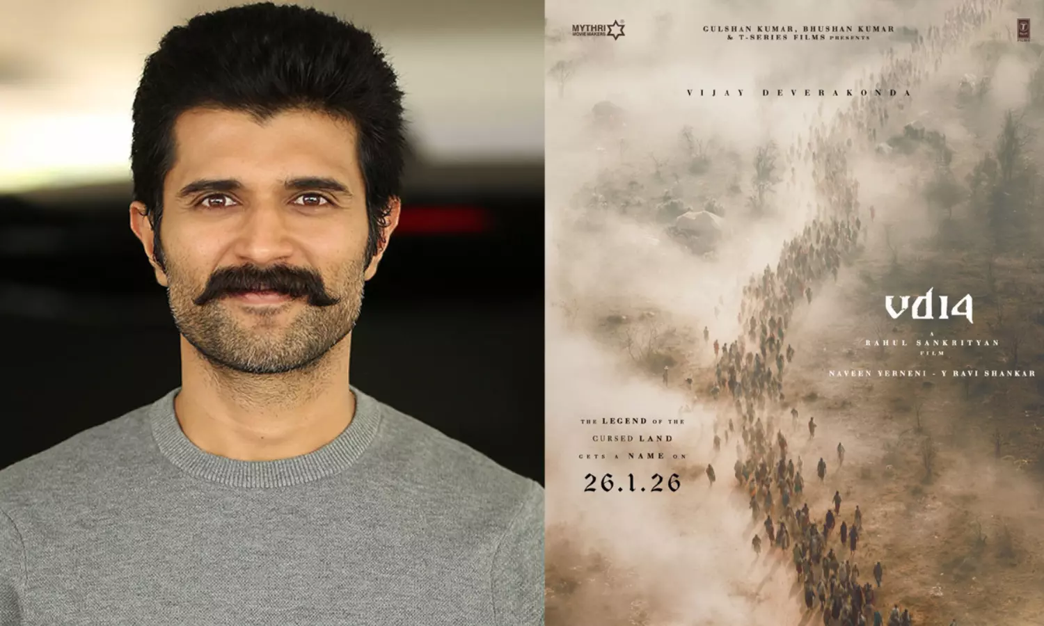 రిప‌బ్లిక్‌డే రోజు టైటిల్ గింప్స్‌తో రౌడీ స‌ర్‌ప్రైజ్!