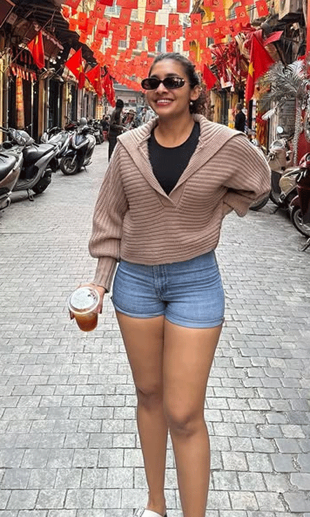 Gnaneswari Kandregula Enjoys a Beautiful Travel Moment