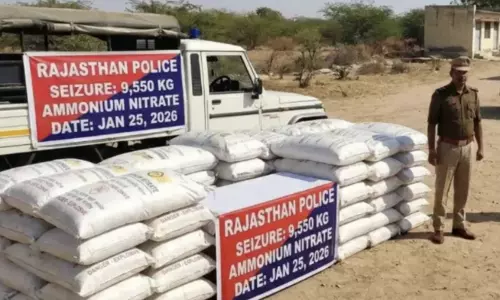 187 బ‌స్తాల్లో 10వేల కిలోల పేలుడు ప‌దార్థాలు.. ఎందుకంటే!