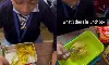 స్కూలు పిల్లల లంచ్  బాక్స్ లో ఏమిటీ దారుణం... వైరల్  వీడియో!