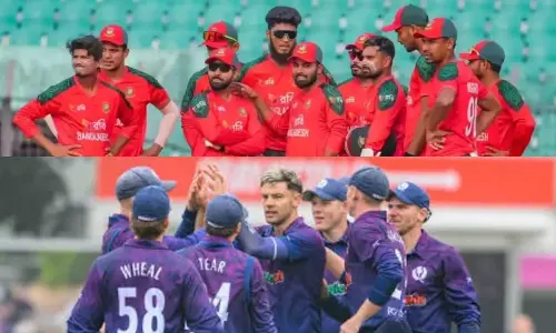 బంగ్లాను ఓడించిన స్కాట్లాండ్.. ప్ర‌పంచక‌ప్ లోనూ.. అభిమానంలోనూ!