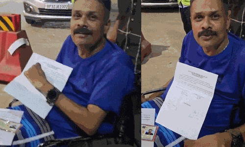 దేశం కోసం కాళ్లు పోగొట్టుకున్న సైనికుడి పట్ల టోల్ సిబ్బంది అమానుషం