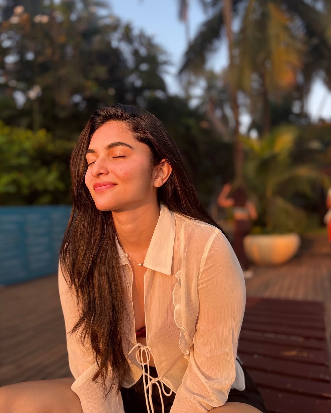 Kayadu Lohar’s Peacock Grace in Blue Elegance