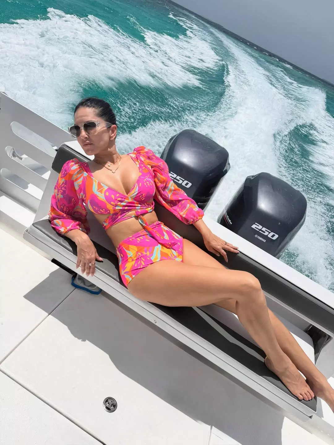 Sunny Leone Turns Heads in a Classy Brown Dress Sunny Leone Turns Heads in a Classy Brown Dress