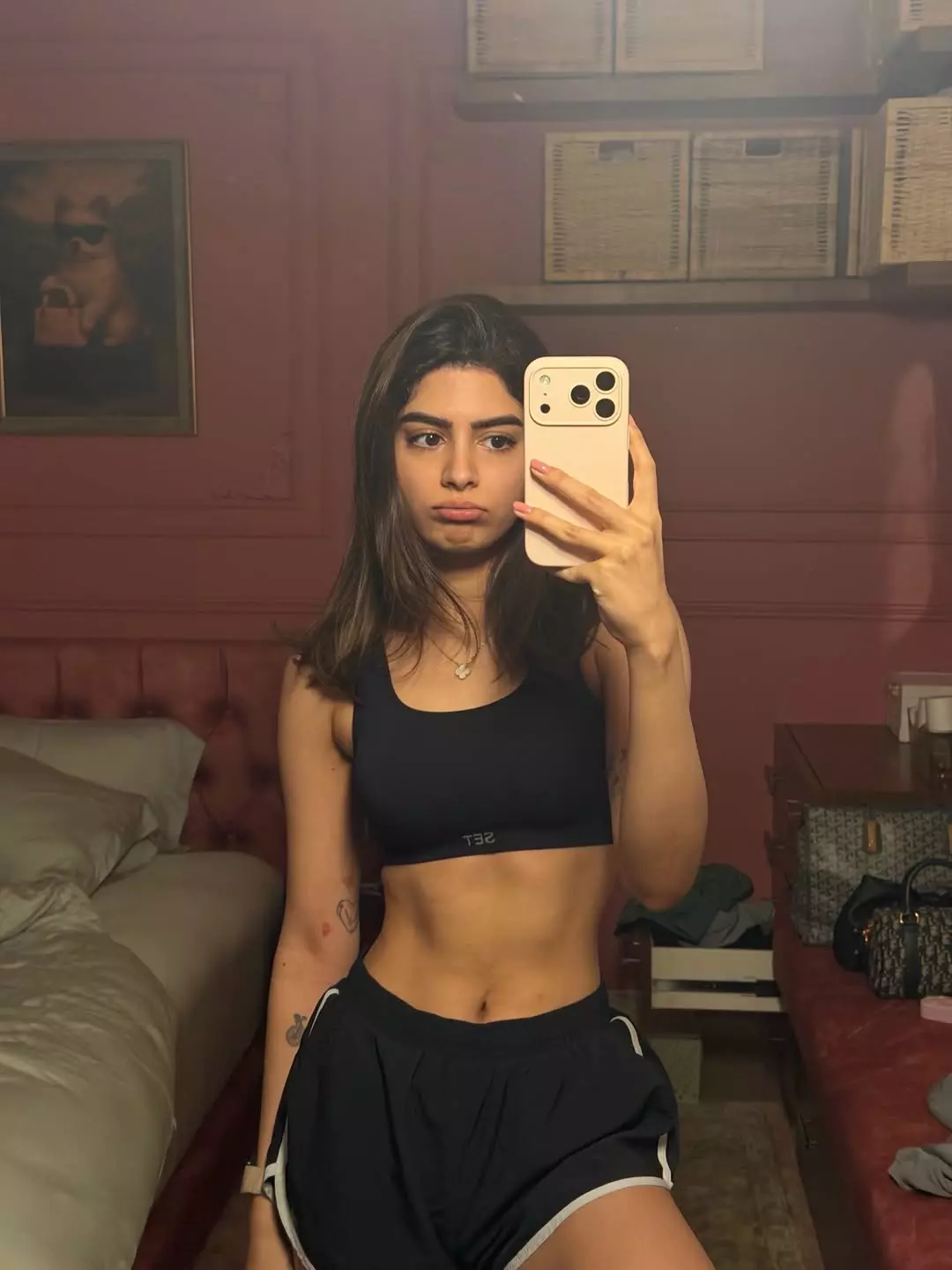 Khushi Kapoor Turns Heads With Her Fitness-Chic Look