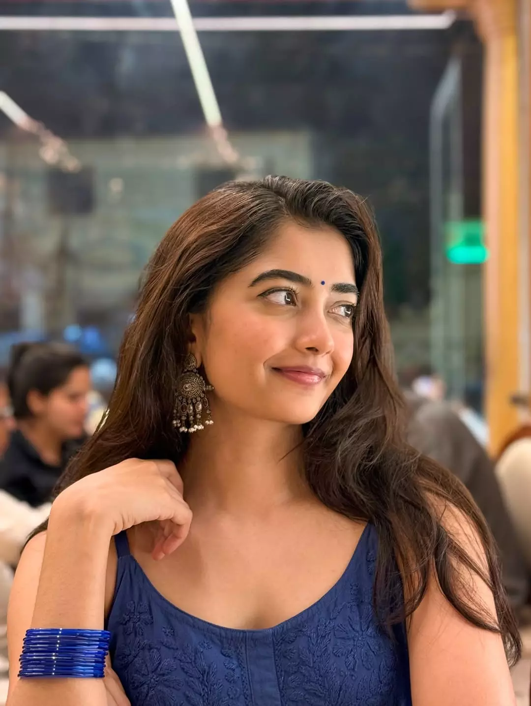 Preethi Pagadala Keeps It Simple With Sky Background Picture