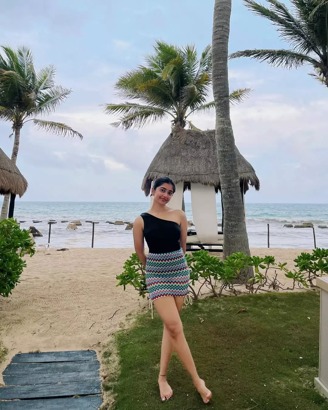 Preethi Pagadala Keeps It Simple With Sky Background Picture