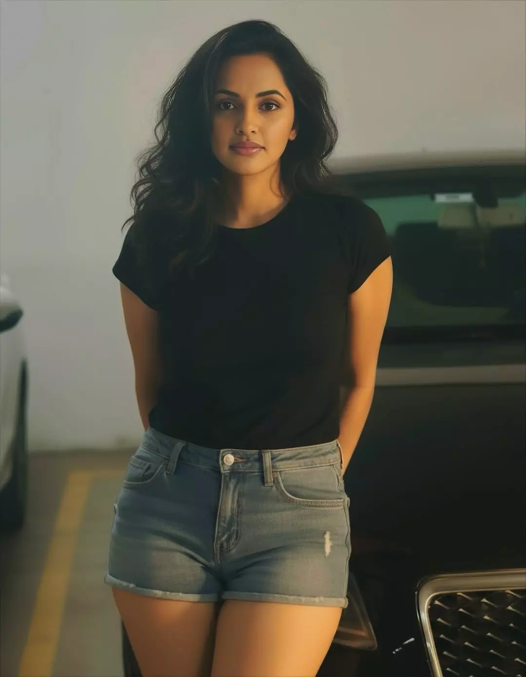 Jyoti Poorvajs Chic Off-Shoulder Look Goes Viral by the Sea Jyoti Poorvajs Chic Off-Shoulder Look Goes Viral by the Sea