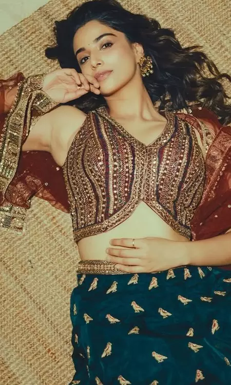 Meenakshi Chaudharys Stunning Ethnic Avatar