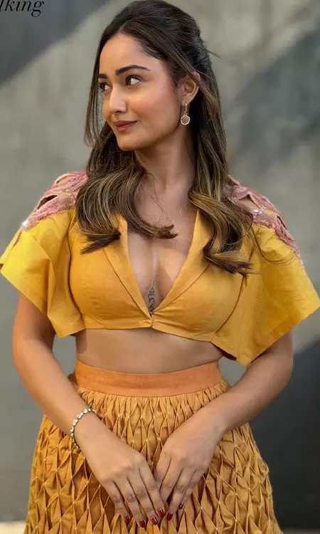 Tridha Choudhurys Golden Glow in Yellow Elegance