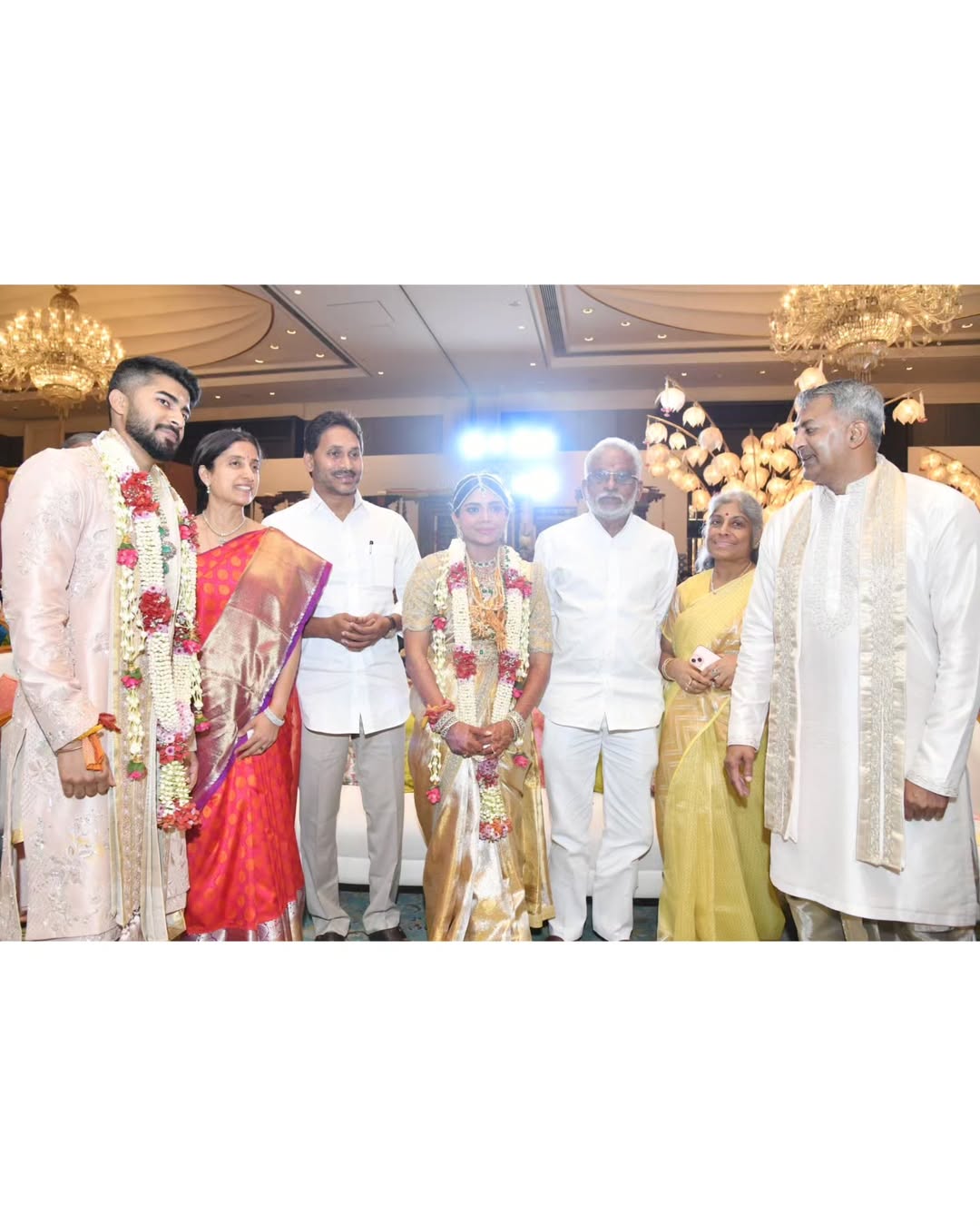 Jagan Mohan Reddy Graces YS Sunil Reddy’s Family Wedding | Jagan Mohan ...
