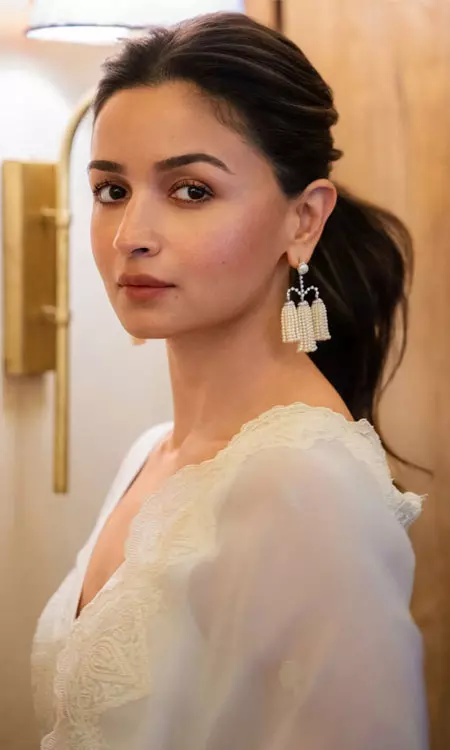 Alia Bhatt Stuns in Elegant White Ensemble
