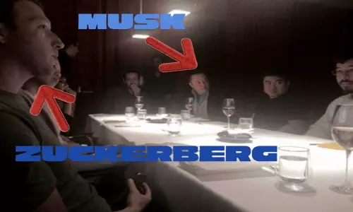 వైల్డ్ వైరల్ పిక్... ఎప్ స్టీన్ తో ఎలాన్ మస్క్, జుకర్ బర్గ్!