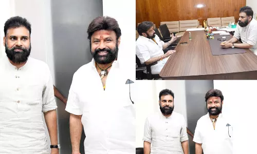 Pic Talk: Balakrishna Meets DCM Pawan Kalyan!