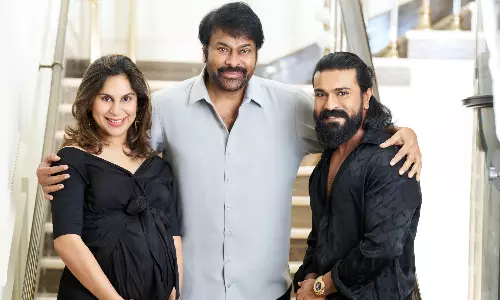 Pic Talk: Megastar Thanks Upasna & Charan For This
