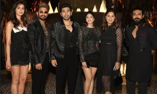 Pic Talk: Allu Arjun & Ram Charan Swag With Wives