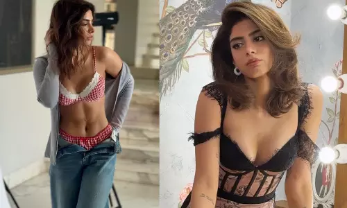 ఫోటోషూట్ల కోసం ఇన్ని పాట్లు ప‌డాలా ఖుషీ?