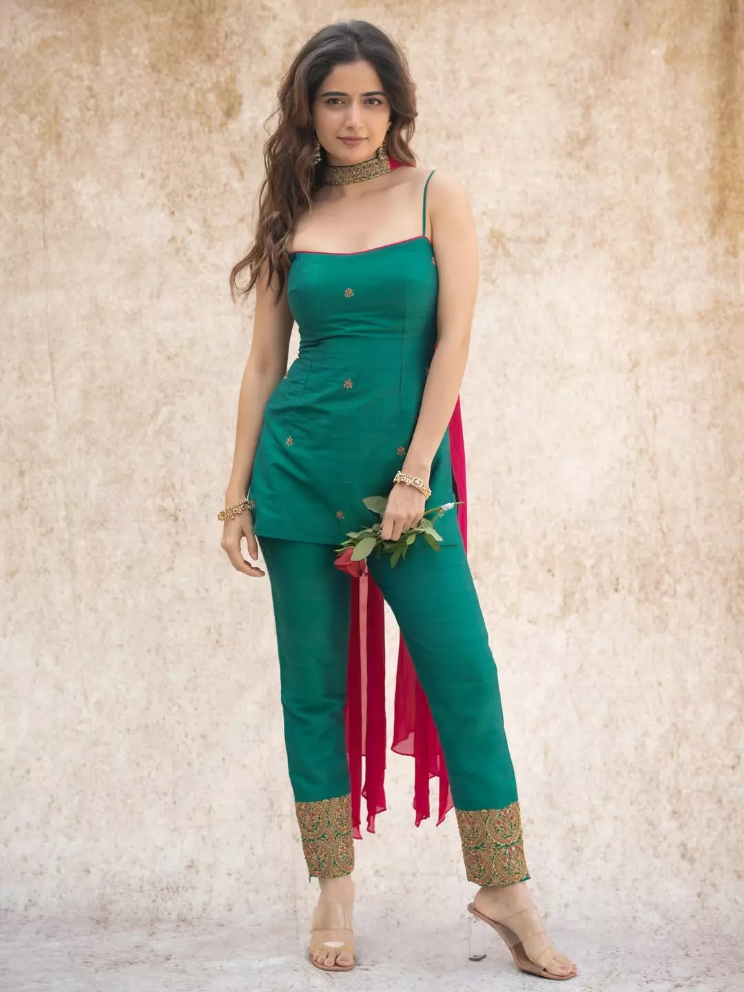 Ashika Ranganath’s Emerald Elegance Steals the Spotlight Ashika Ranganath’s Emerald Elegance Steals the Spotlight