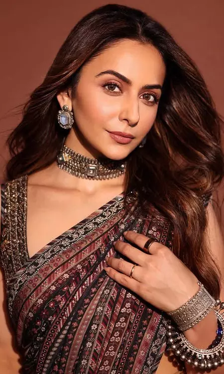 Rakul Preet Singhs Timeless Saree Look