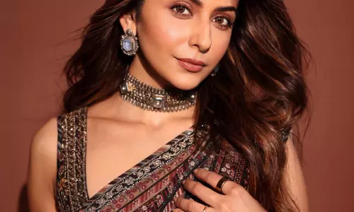Rakul Preet Singhs Timeless Saree Look