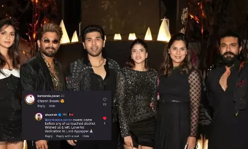 పార్టీలో మాలతో చరణ్.. క్లారిటీ ఇచ్చిన అల్లు శిరీష్