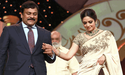 శ్రీదేవి నిర్మాతగా.....మెగాస్టార్ హీరోగా