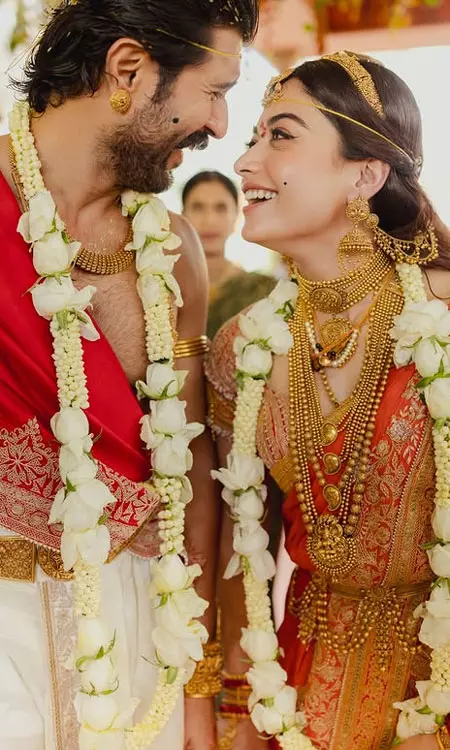 Vijay Deverakonda and Rashmika Mandanna Marriage Photos Out